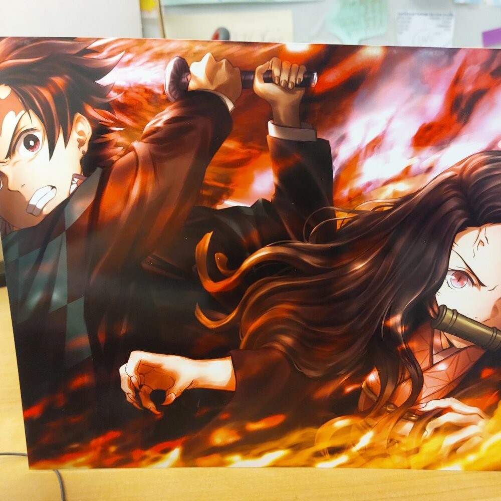 Anime Demon Slayer Poster Picture WALL ART Nezuko Kamado Tanjiro Kamado 8X10